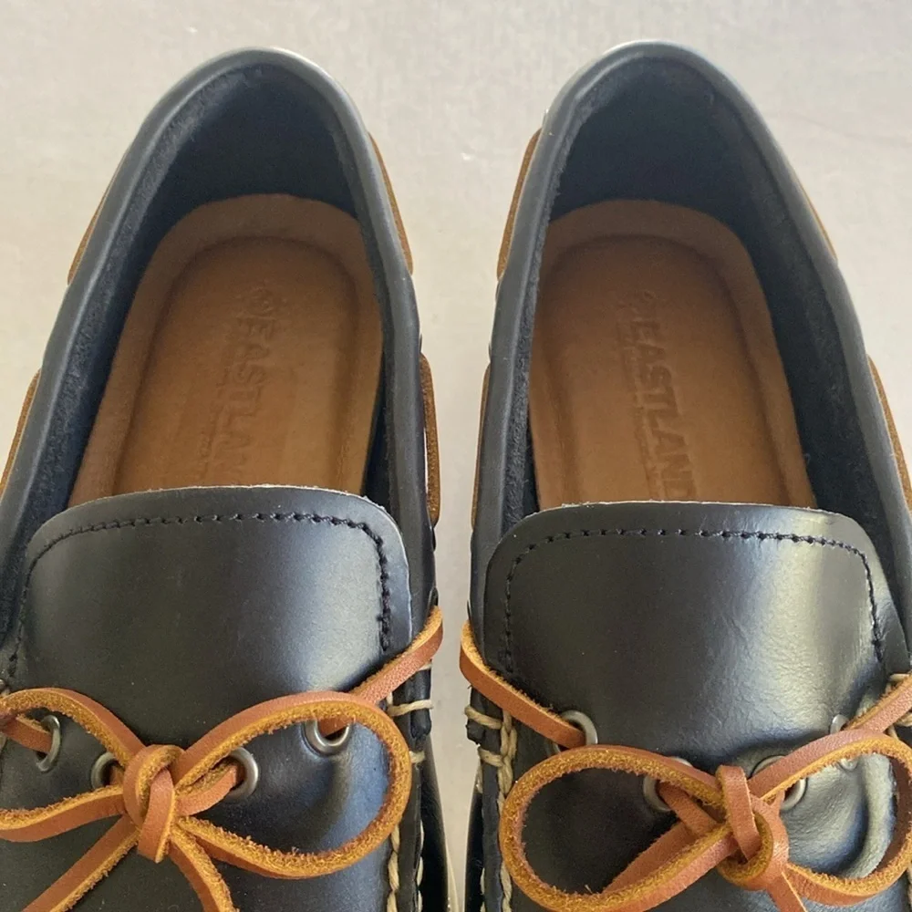 EASTLAND Yarmouth 1955 Men's Black Leather Loafers Size 8D